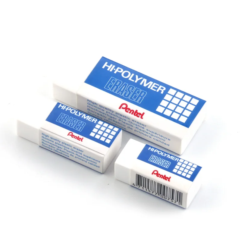 Pentel ластики ZEH-03N маленькие резиновые легко очищающиеся студенческие ластики японские школьные канцелярские принадлежности