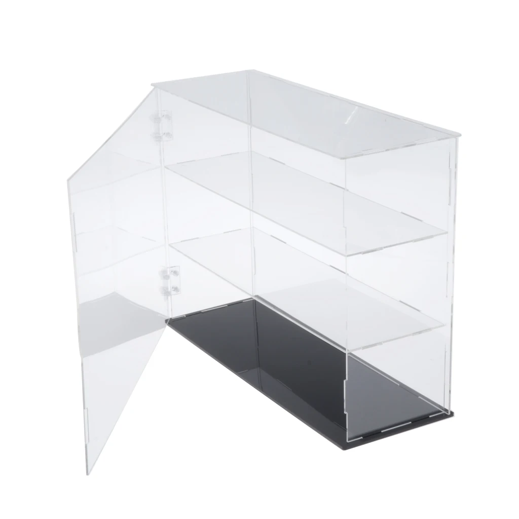 Clear Acrylic Display Case Riser Perfume Dolls Toys Dustproof Storage Box