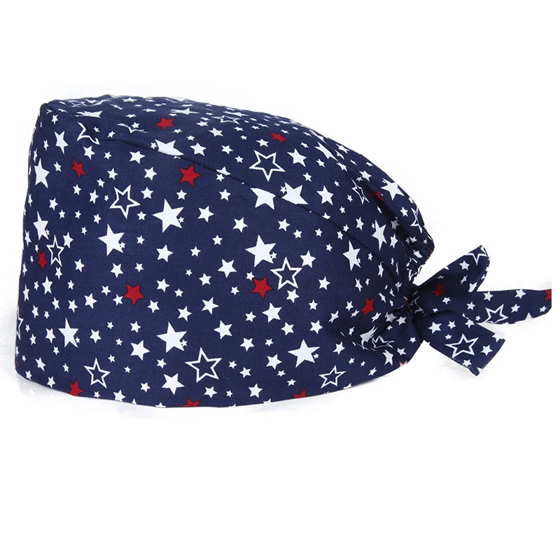 Pet Medici Enfermera Trattamento Medico Cap Scrub 100% Tessuti Di Cotone Modello Caps Doctorum Nutrix Testa Di Lavoro Di Usura Lavoro Cappello Cappell