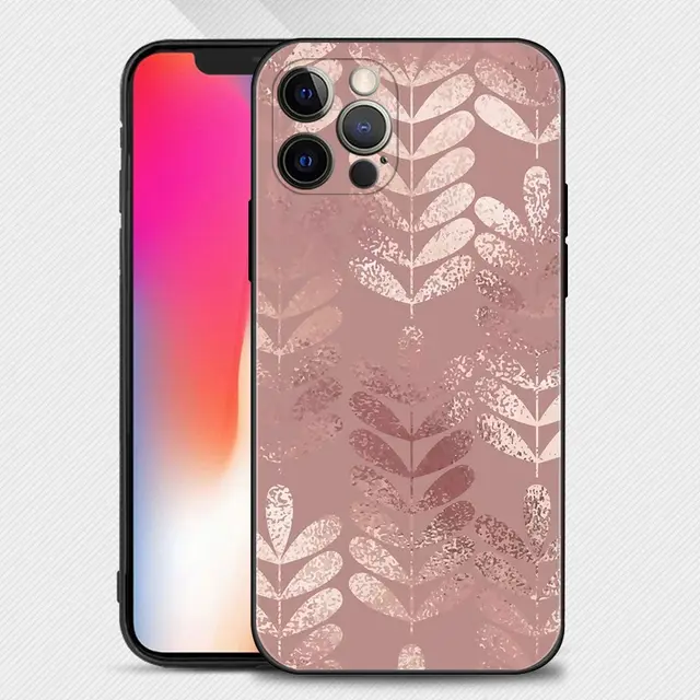 Beautiful Rose Bling Picture Silicone Case For Apple iPhone 13 12 11 Pro Max XS Max XR X 7 8 Plus 13 12 Mini 6S SE 2020 Shell B06