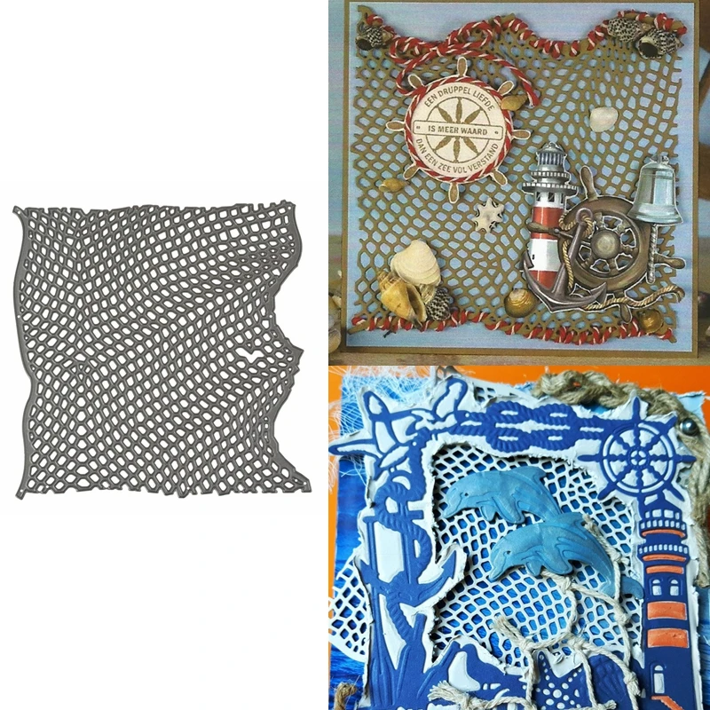 

Fishing Net Decoration Die Cuts For Card Making Fishing Net Decoration dies scrapbooking metal cutting dies new 2019