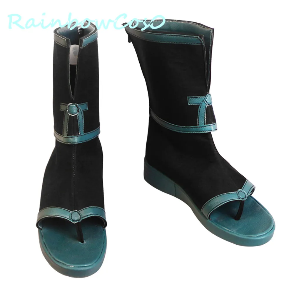 ; обувь для косплея; Final Fantasy XIV: A Realm Reborn FF14 Shisui of the Violet Tides Boots