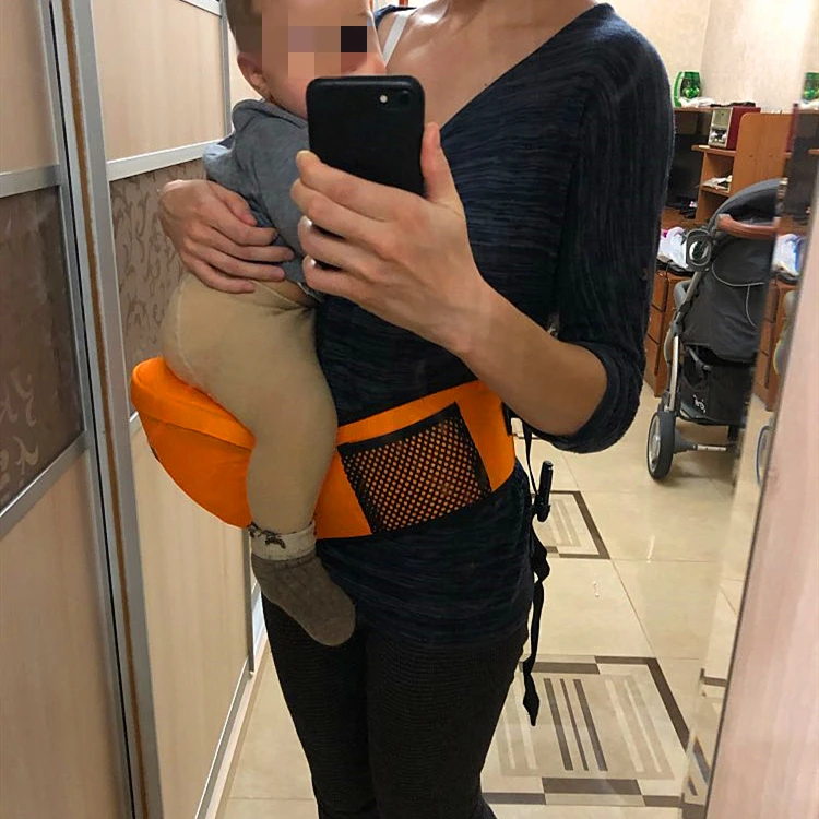 Baby Carrier Baby Carry Bag Baby Waist Stool Child Four Seasons Breathable Hold Belt Front Hold Single Stool with Baby Artifact