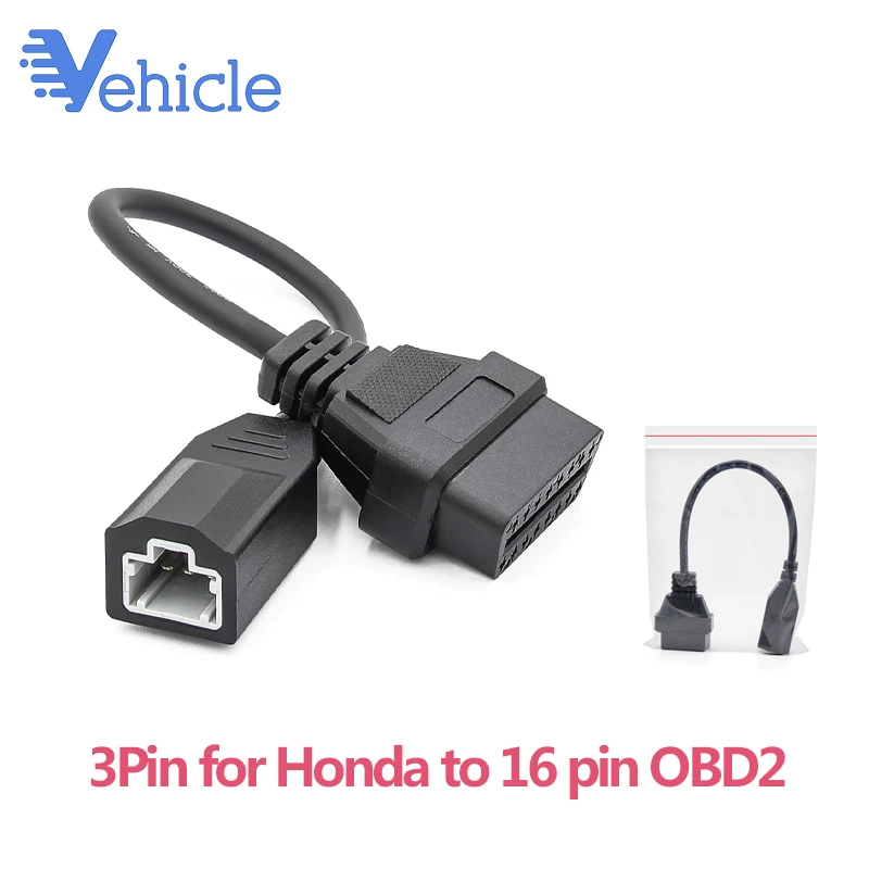 Автомобильный сканер Кабель OBD OBD2 разъем диагностического кабеля 3PIN к 16PIN