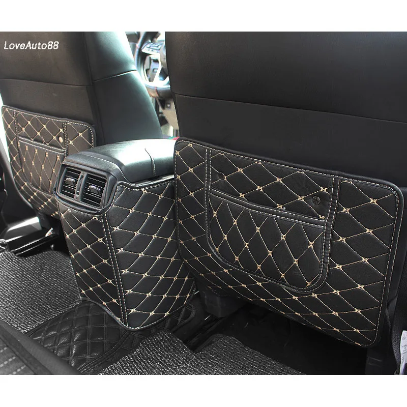 Car Rear Seat Anti Kick Pad Rear Seats Cover Back Armrest