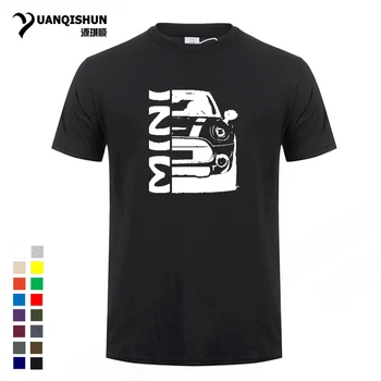 

Fashion Design Racing Car Tshirt Mini Cooper S Rally Monte Carlo Cult Classic Car Retro T-shirt 16 Colors Cotton Short sleeves
