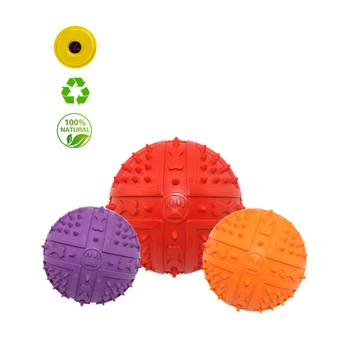 

High Quality Natural Rubber Spiky Ball Dog Toy