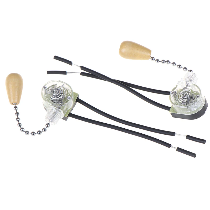 4pcs/Lot 3A/250V Wall Light Pull Switch Home Ceiling Fan Lamp Universal