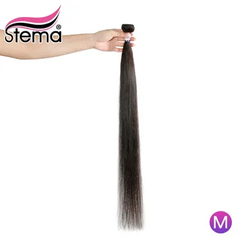 

Stema Peruvian Straight 10-40Inch 1/3/4 Bundles Hair Weft Natural color Free Shipping 100% Human Hair Non-Remy Hair Extension