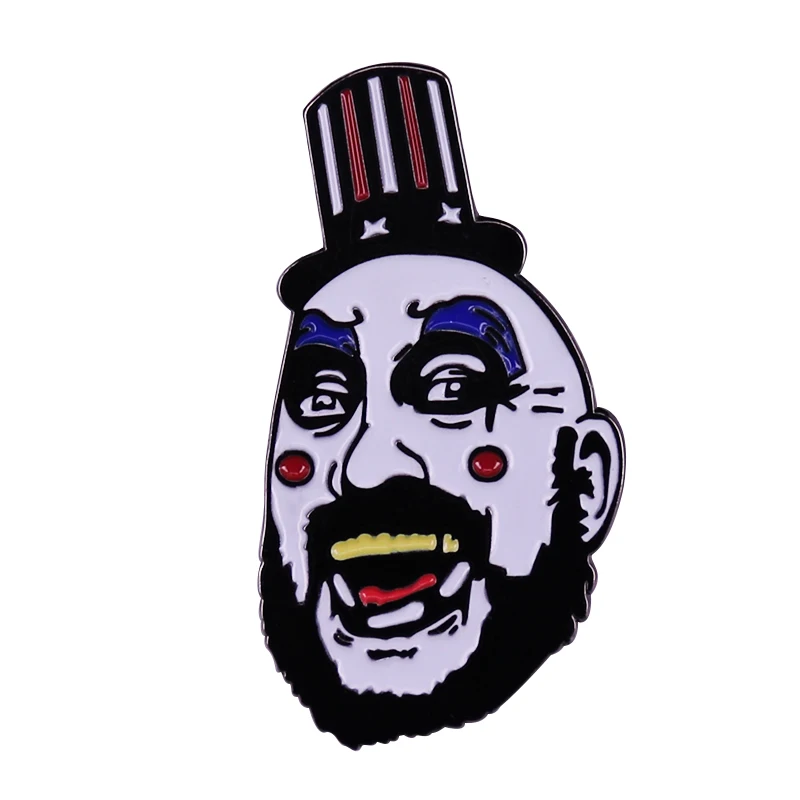 Значок на лацкан Captain Spaulding дьявол отвергает дом 1000 трупов ужасный значок |