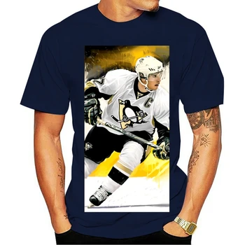 

Sidney Crosby T-Shirt Player Hokey Men'S Tee Shirt Short Sleeve S-3Xl Gyms Fitness Tee Shirt