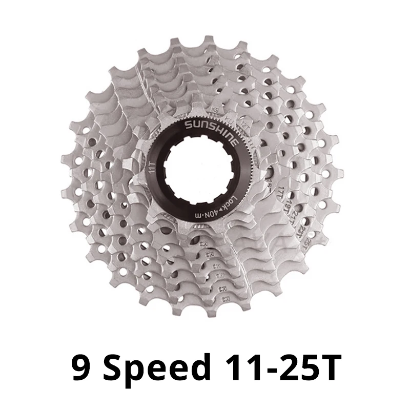SUNSHINE MTB дорожный велосипед 9 скорость трещетки 9S переключатель Системы 25/28/32/36/40/42/46/50T M592 SRAM велосипедные аксессуары
