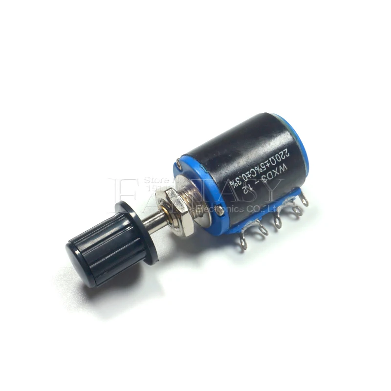 1 шт. WXD3 12 1W 100 220 470 K 2K2 3K3 4K7 10K 22K 33K 47K Ohm 100R 220R 470R 2 3 4 7 Вт потенциометр +