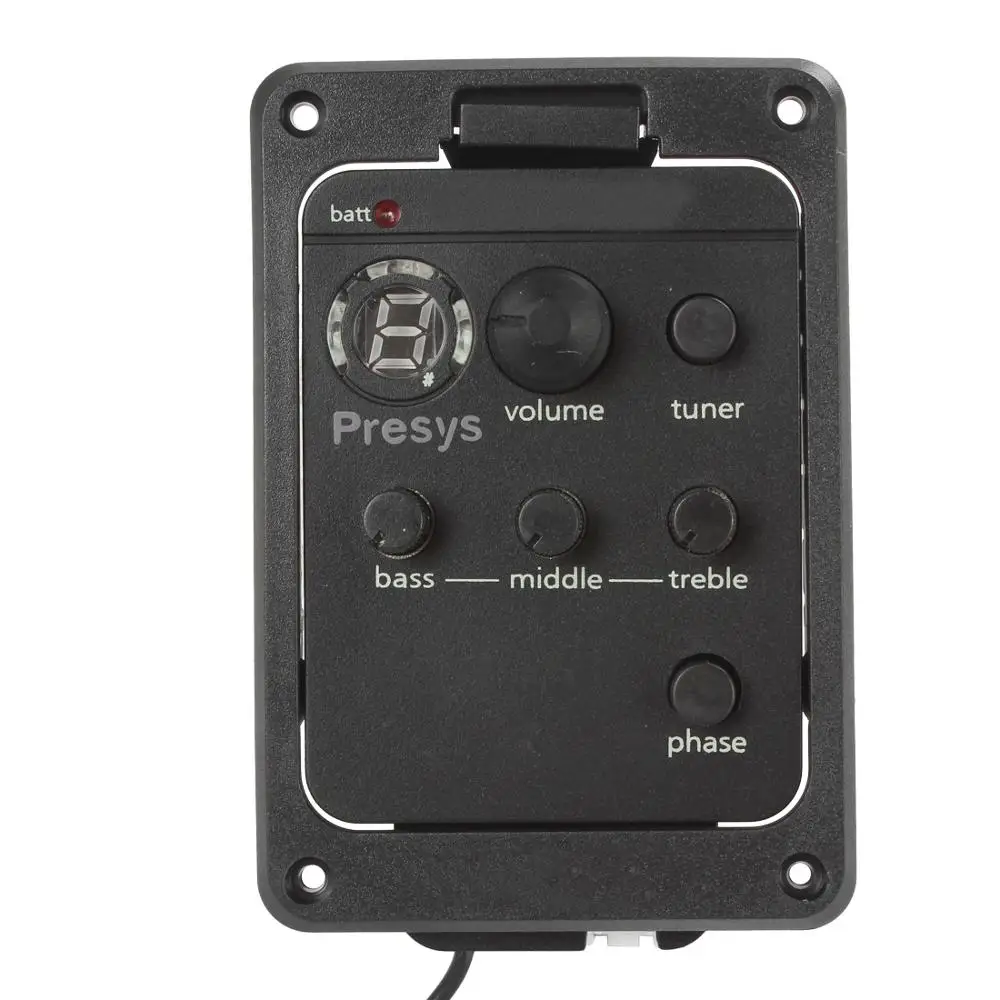 Presys 101 Акустическая классическая гитара Пикап тюнер Preamp эквалайзер Пикапы 1 год