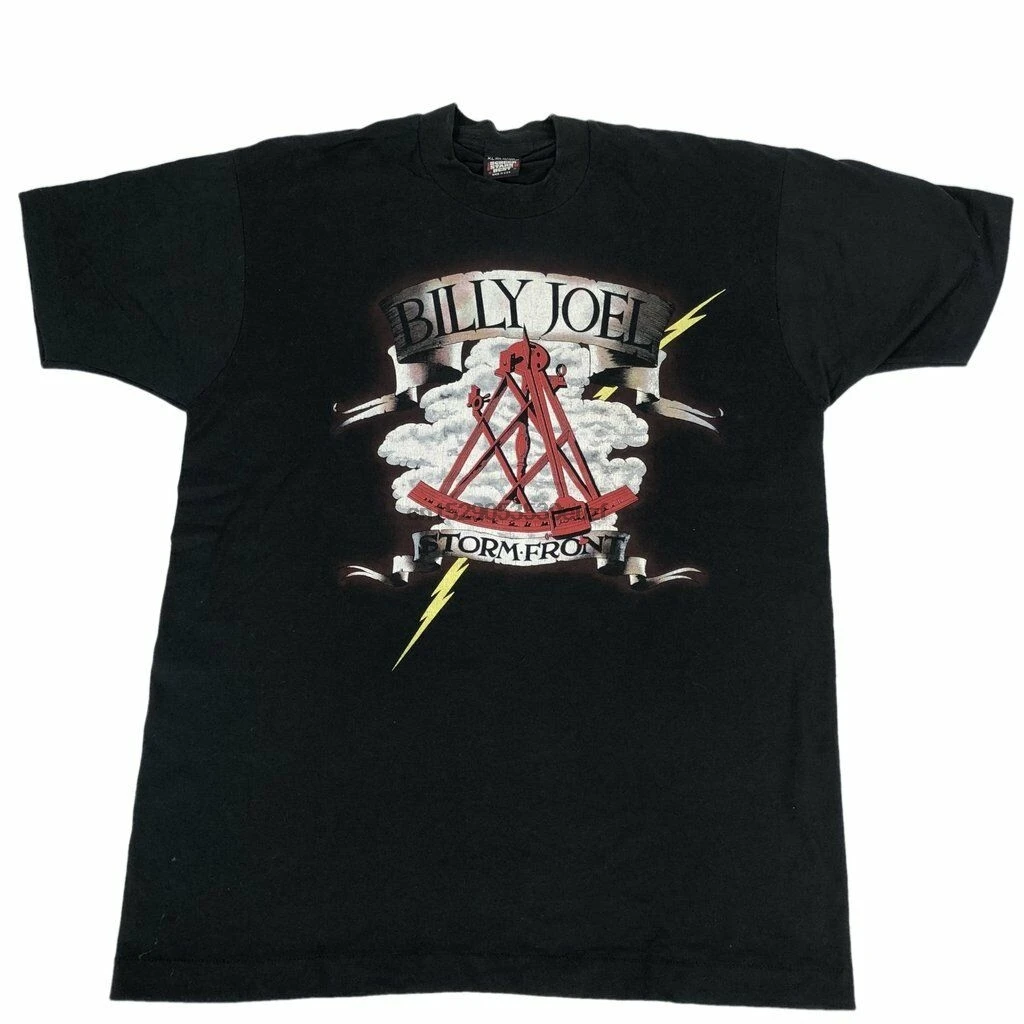 Vintage Billy Joel front T-Shirt | Мужская одежда