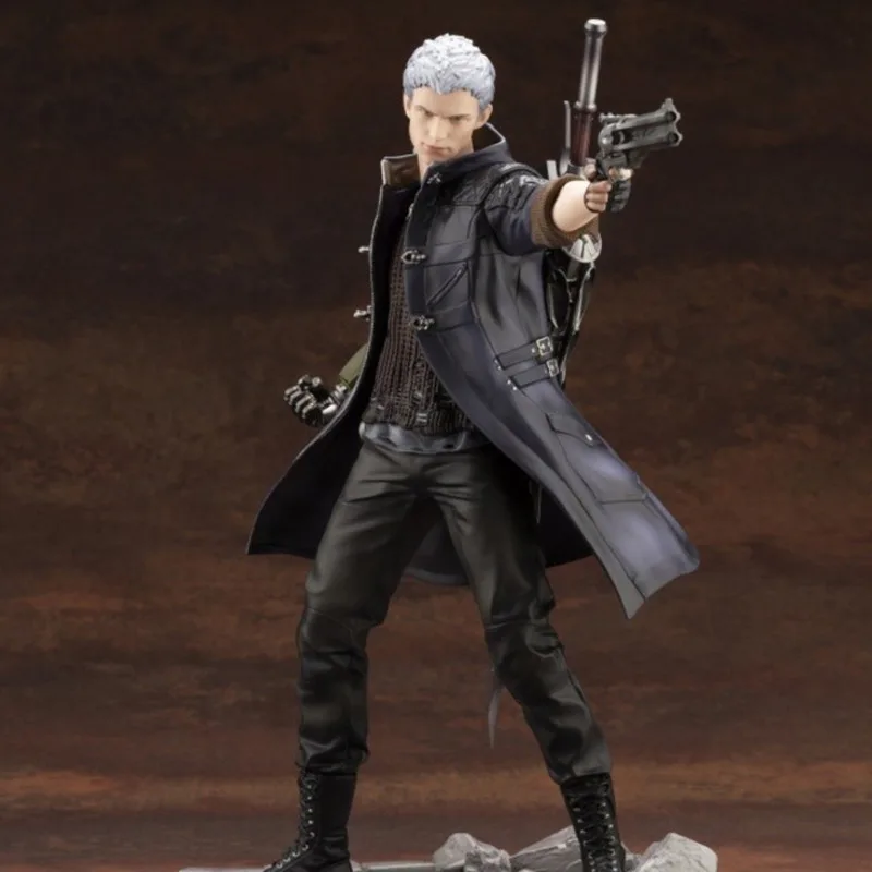 Original asmus brinquedos qb007 8 9 10 dante vergil nero v o misterioso um  q versão 4 Polegada figura de ação brinquedo modelo 10cm presente