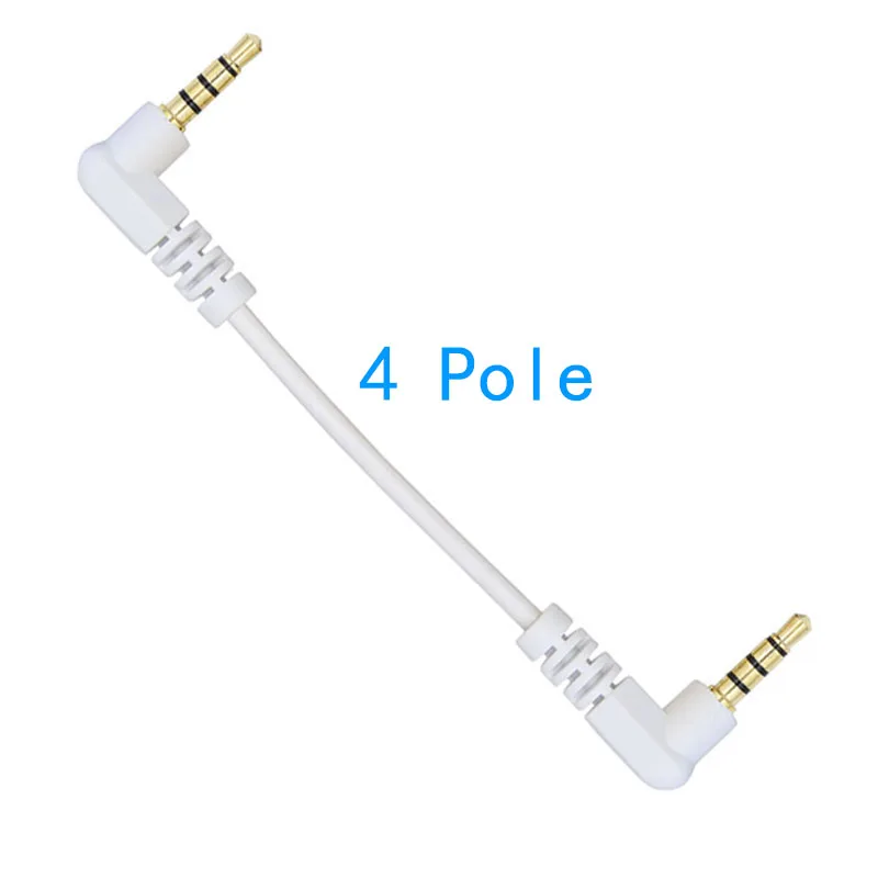 EMK Cord Aux ad Angolo Retto, Cavo Audio 90 Gradi da 3,5 mm Cavo da