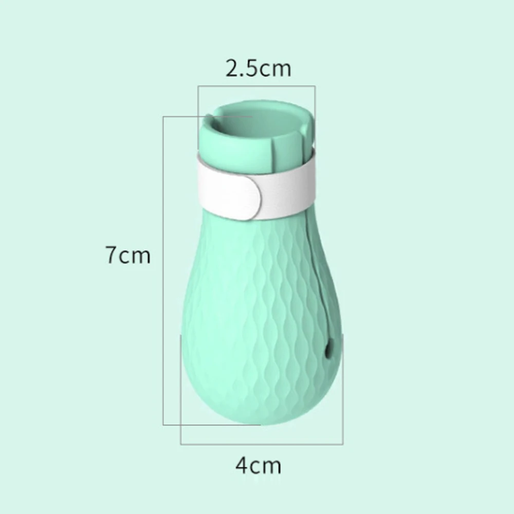 4Pcs Adjustable Pet Cat Paw Protector Soft Silicone Paw Cover Bath Anti-Scratch Shoes Cat Grooming Supplies Checking Foot Covers