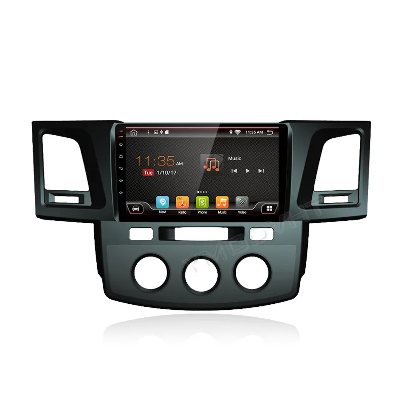 YMODVHT 2.5D 9 дюймов 4 Гб + 64 ГБ Android 0 автомобильный DVD радиоприемник для Toyota fortuner/Vigo 2008 to