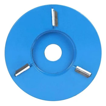 

Wood Carving Disc Woodworking Engraving 4-tooth Milling Cutter for 16mm Aperture Angle Grinder LKS99