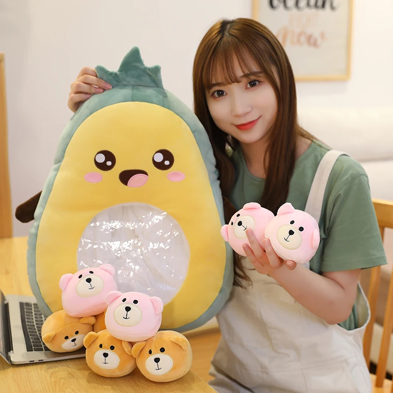 Kawaii Bag of Fruit Stuffed Plush Dolls - Limited Edition