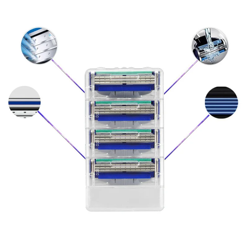 8pcs-lot-Hot-Sale-Brand-Top-M3-Razor-Blades-For-Men-Blades-Fit-The-3-Layer - 副本