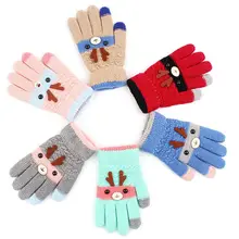 Pudcoco/Новое поступление; зимние детские варежки для малышей; перчатки для мальчиков и девочек разных цветов; зимние теплые лоскутные перчатки с героями мультфильмов