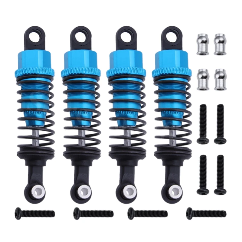 

4Pcs Aluminum Shock Absorber Assembled Replacement,for 1/18 WLtoys A959 RC Car A969 A979 K929 A949-55 Upgrade Parts