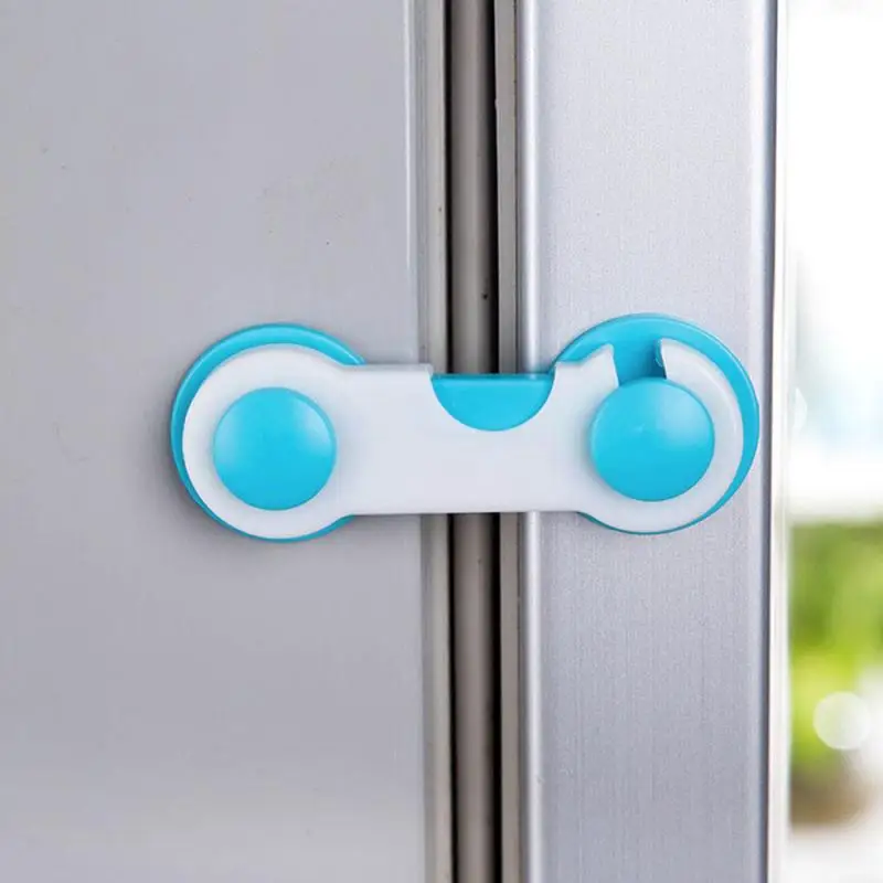 Cerradura de seguridad para puerta de bebé, a prueba de agua, armario de nevera, prevención de sujeción, correas de bloqueo de cajón, protección infantil, puerta de seguridad