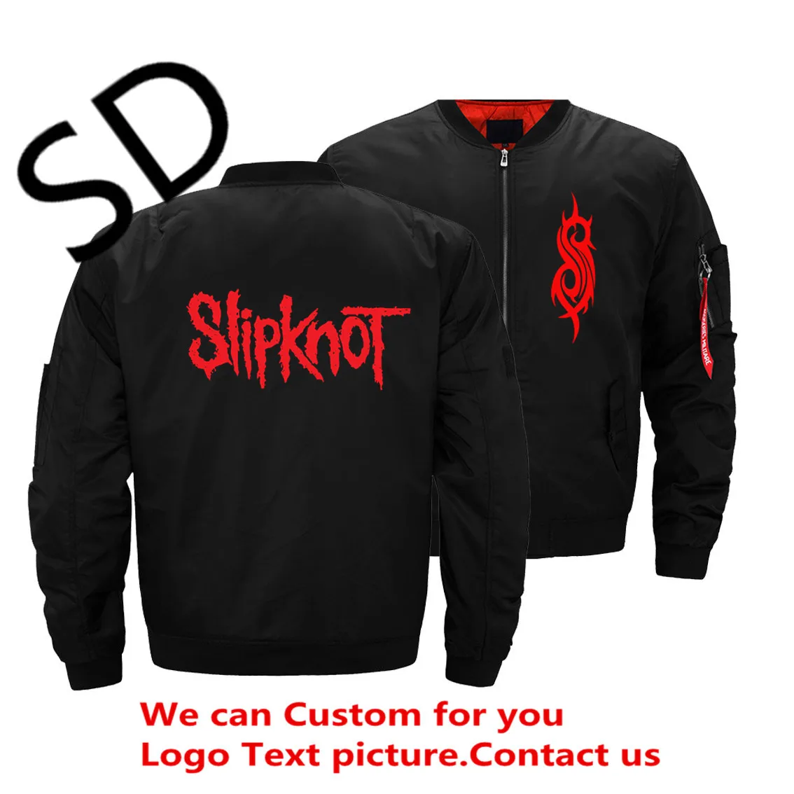 Дропшиппинг Slipknot куртка мужская Harajuku мужские куртки бомберы пальто Зимние Hombre Air