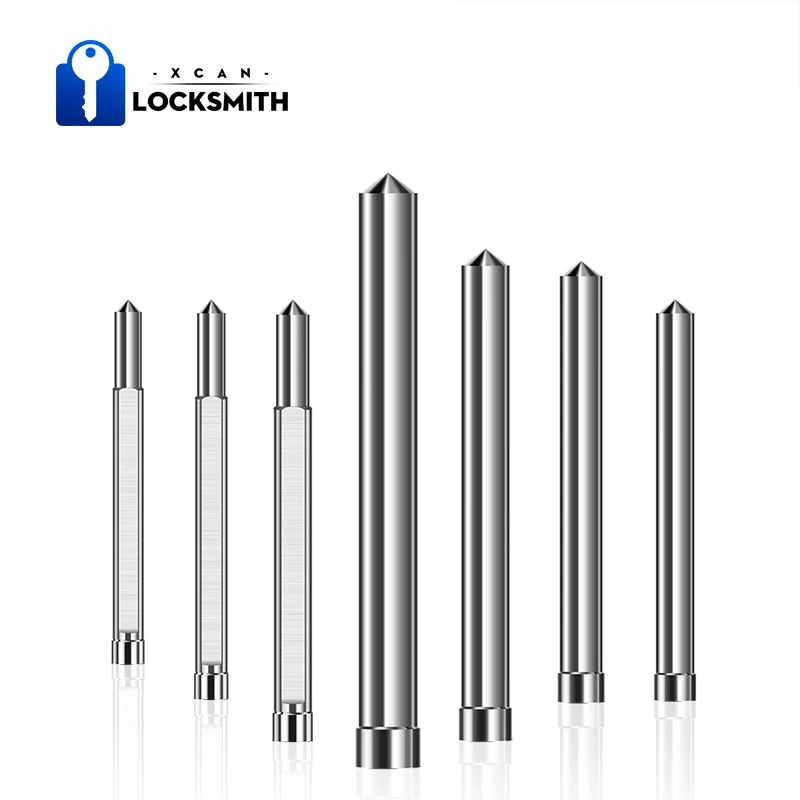 

TCT/HSS Annular Cutter Pilot Pin 6.35mm 8mm Shank 77/90/102/127/160mm Long Pilot Pin Steel Plate Drill Accessories