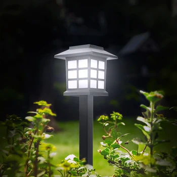 

Solar Pathway Lights Outdoor LED Solar Powered Garden Lights For Lawn, Patio, Yard, Walkway, Driveway(White,Warm White) IP65 #