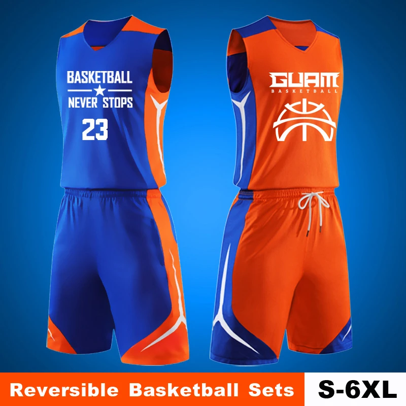Custom Basketball Jersey Youth College Reversible Basketball Uniforms Men  Quick Dry Basketball Kit Sportswear Basketball Shirts - Basketball Jerseys  - AliExpress