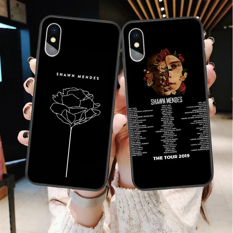 

Shawn Mendes Camila Cabello senorita Soft Phone Cases for iPhone X 6 6S Plus 7 8 Plus 5 5S SE XS MAX XR XS silicone black Cover