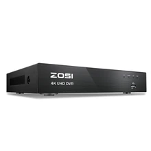 ZOSI H.265 4K 8CH Ultra HD CCTV DVR 4в1 цифровой видеорегистратор детектор движения для 5Мп 8МП аналоговая камера