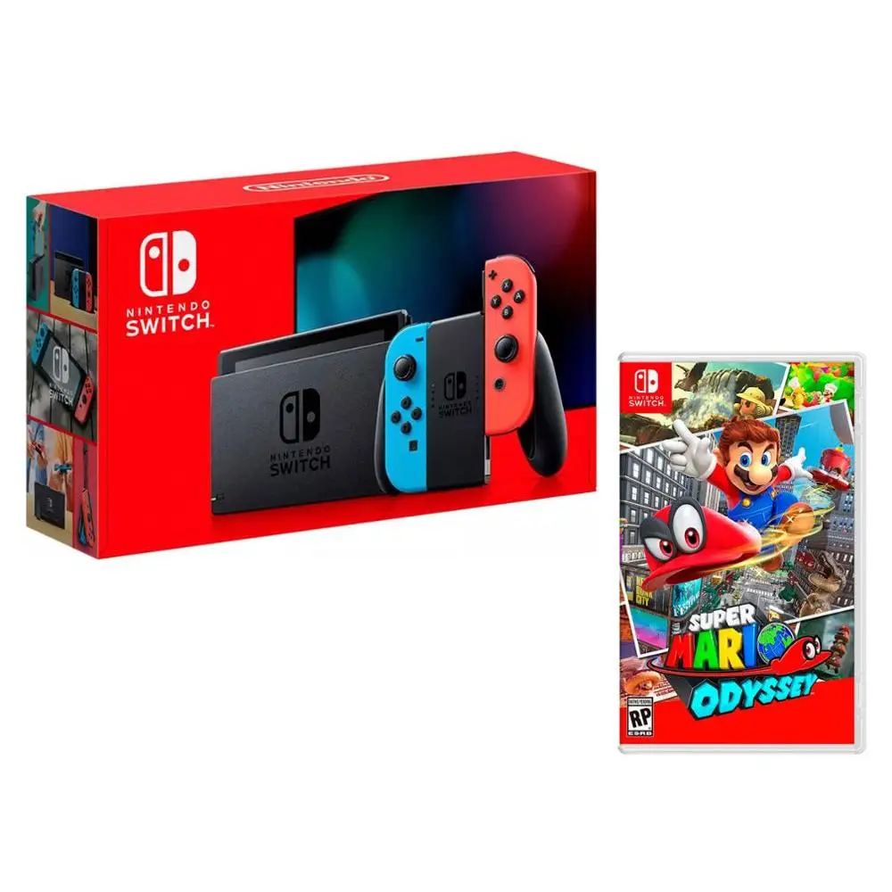 Nintendo Switch V2 Console 32 Gb Blauw/Neon Netwerk [Nieuw Model