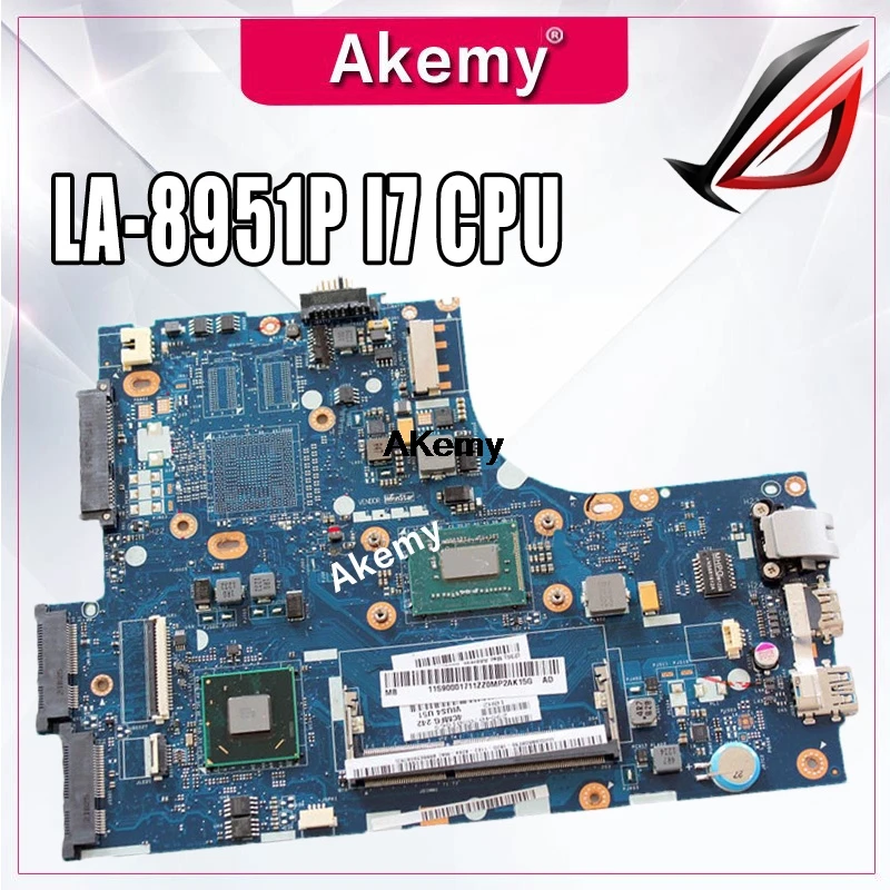 Материнская плата для ноутбука S300 S400 I7-CPU материнская LA-8951P | Компьютеры и офис