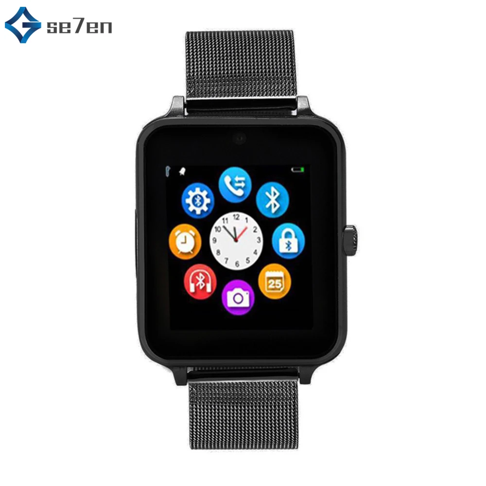 Смарт часы Sim Push Message Bluetooth Android IOS Z60 телефон мужские и женские спортивные для iPhone