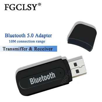 

FGCLSY 3.5mm Jack Bluetooth Receiver USB Adapter Mini Stereo Audio Transmitter Car AUX Speaker Handsfree Adapter Music Receiver