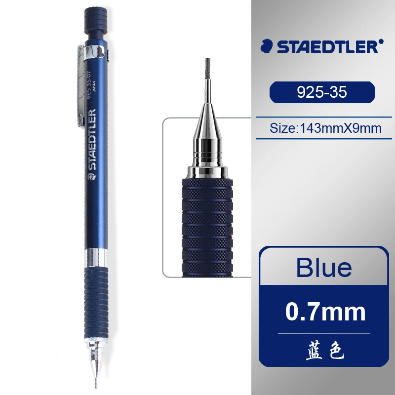 1pcs Staedtler 925 25/35 Mechanical Pencil 0.3/0.5/0.7/0.9/2.0mm