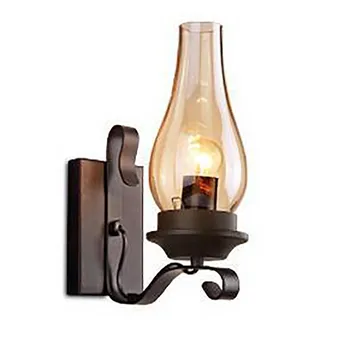 

Vintage Home Sconce Light Loft E27 Vintage Retro LOFT Industrial Style Metal Art Restaurant Cafe Wall Lamp25