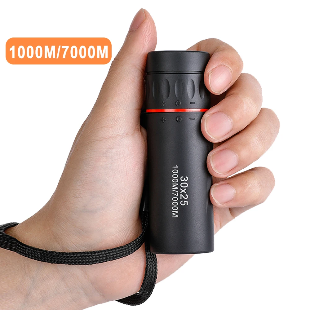 

30X25 High Definition Monocular Telescope Mini Waterproof Zoom 10X Scope Hunting Travel Micro Scope Binoculars for Smartphone