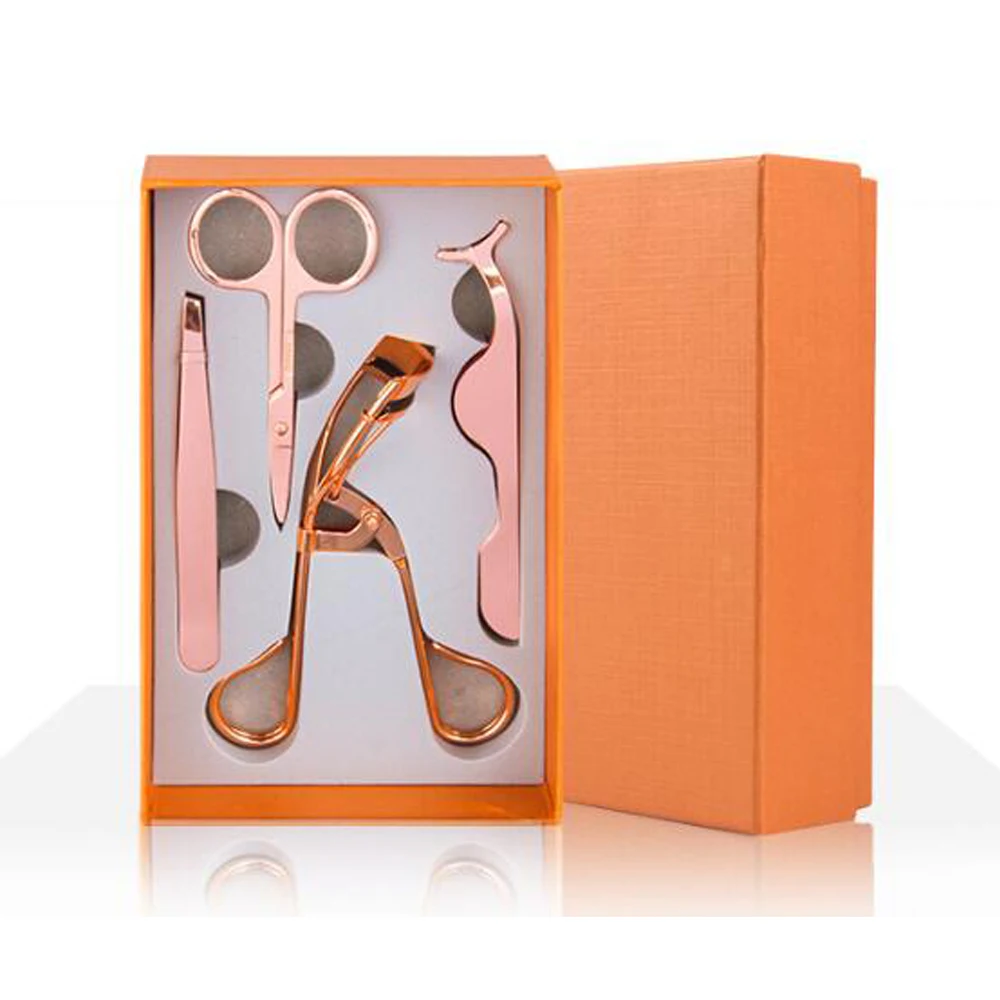 5 Sets Private Label Eyelash Curler Lash Kit Customized Makeup Tools
