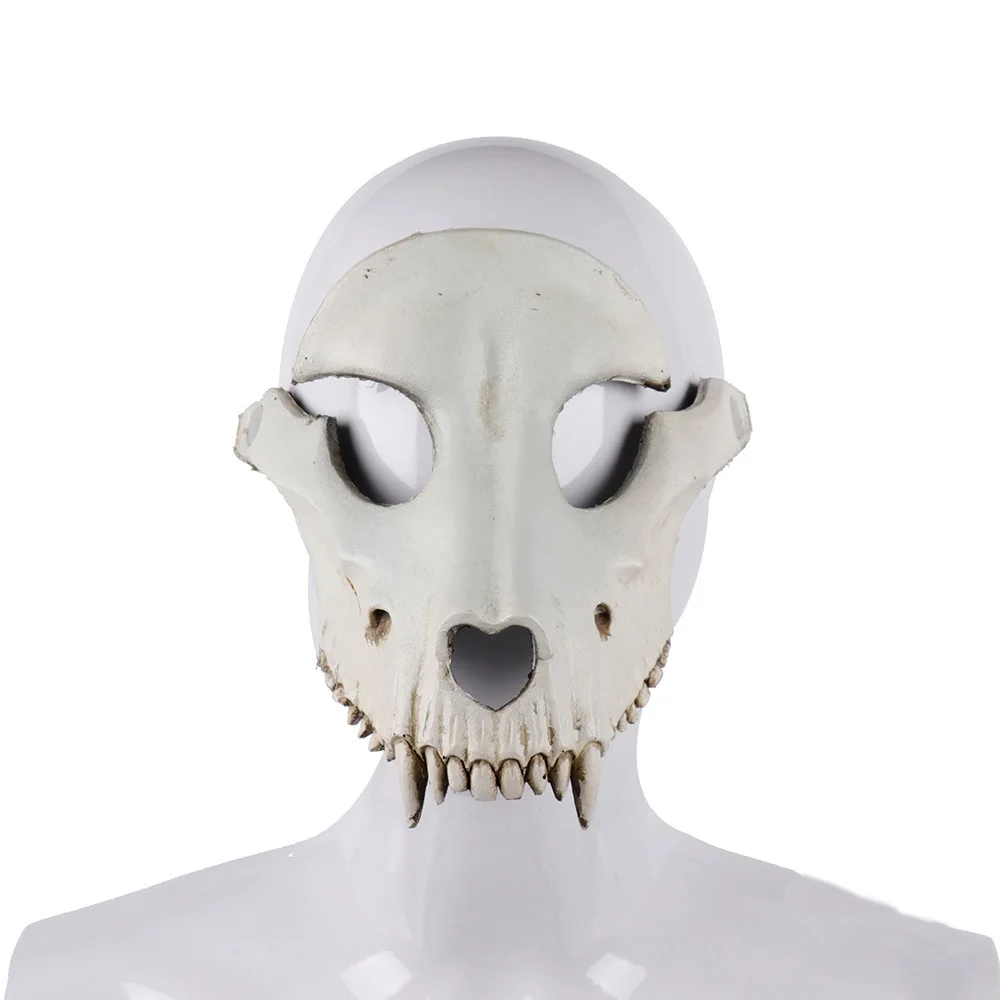

Halloween Cosplay Masquerade Carnival Party Props 3D Sheep Bones Skull Mask