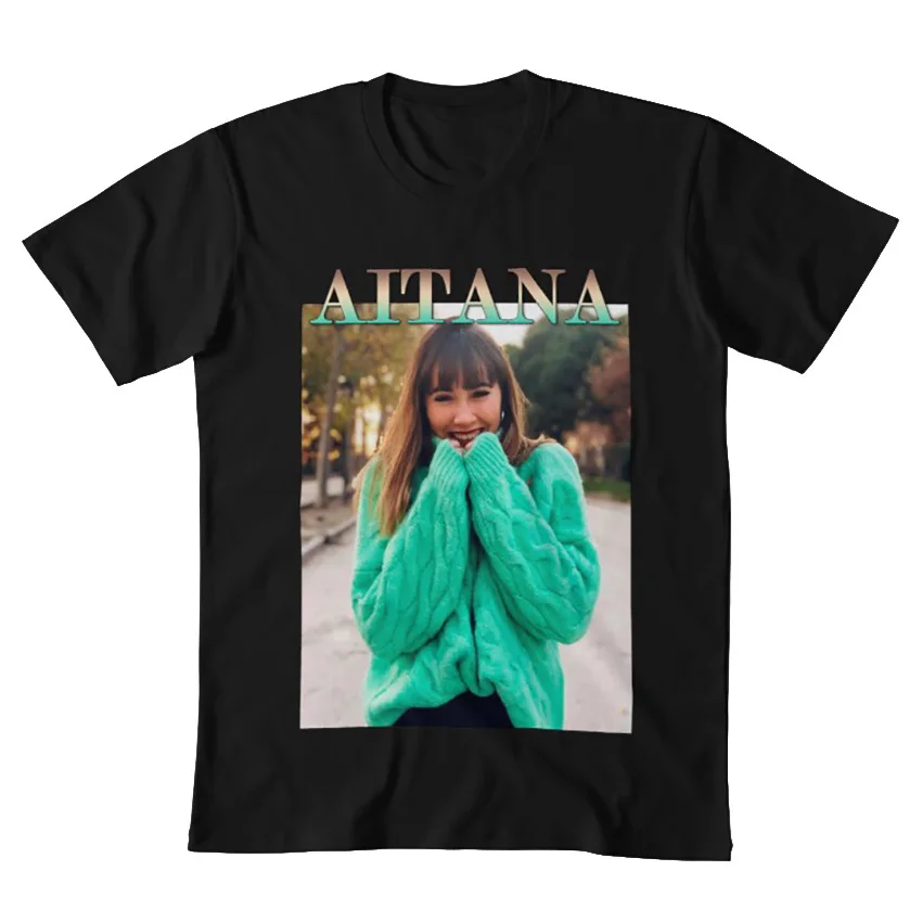 AITANA футболка aitana oca? a aitanax трейлер альбом диск Ретро 80s 80 ot
