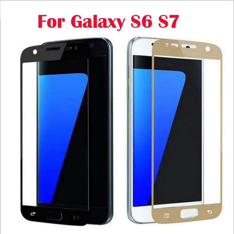 3 вида цветов Защитная пленка для экрана с защитой от взрывов Samsung Galaxy S7 S6 A50 A30 A40