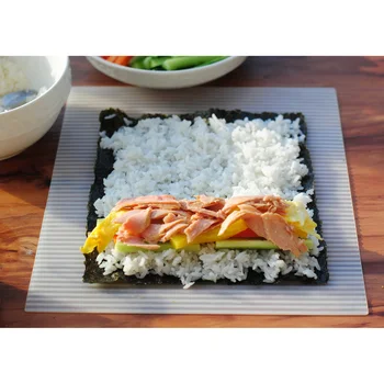 

1 Pc Silicone Mat Sushi Roller Cake Roller Wave Pattern Heat Insulation Pad for Baking