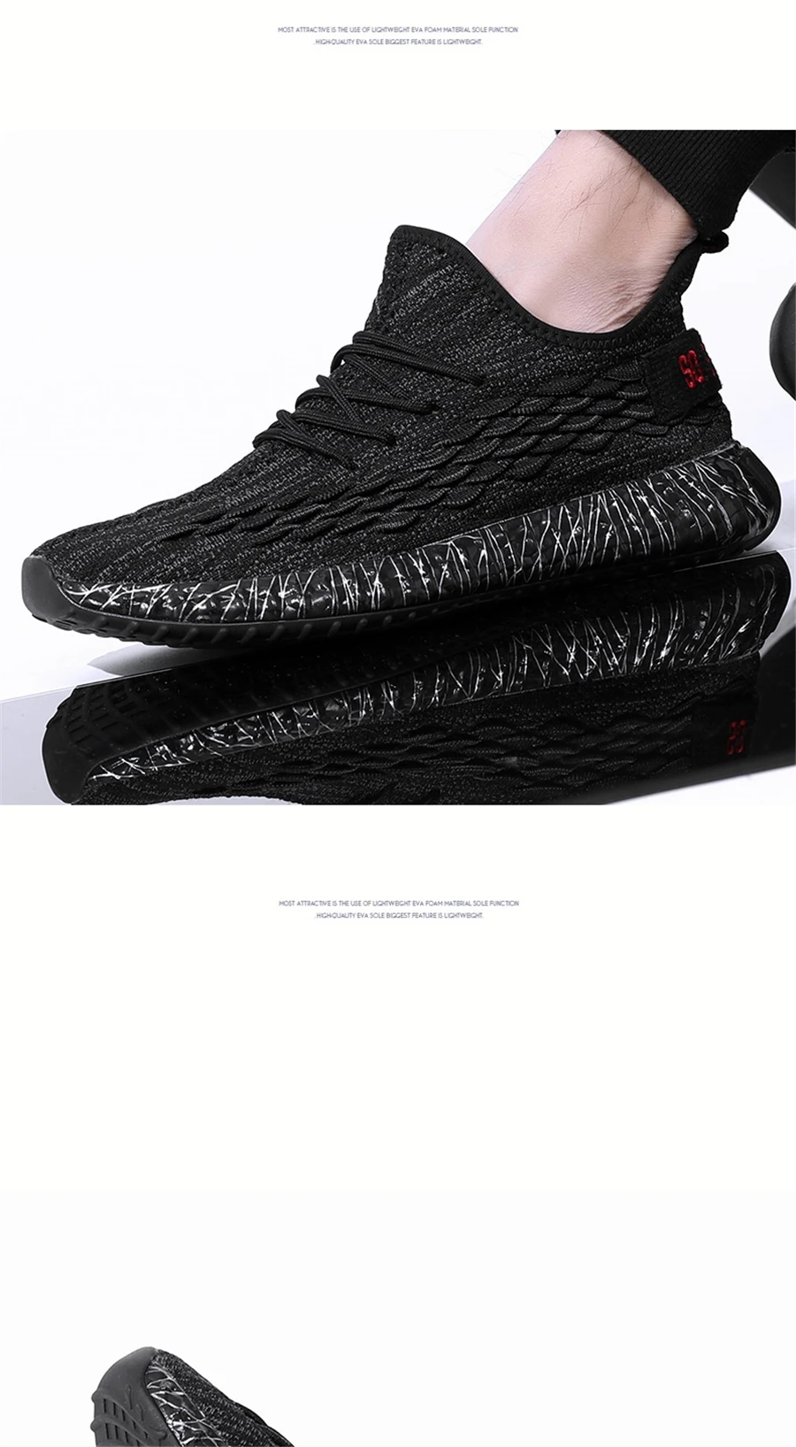 CREDRIZK/Брендовые мужские кроссовки; Flyknit; обувь для бега; дышащая Роскошная спортивная обувь на шнуровке; мужские кроссовки; Zapatillas; спортивная обувь; Hombre