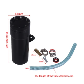 

Motorcycle Oil Catch Tank Aluminum Coolant Reservoir Catch Fuel Can