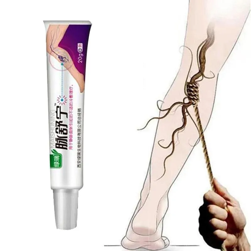 Crema para tratamiento de venas varicosas, pomada médica Original Natural para aliviar el dolor de vascilitis, flebitis, araña